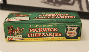 pickwick english blend history packaging 1960s